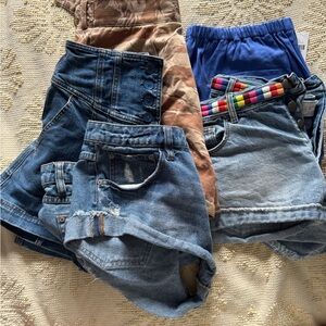 Lot of 5 Pairs of Shorts -ulla johnson Rachel comey free people Anthropologie